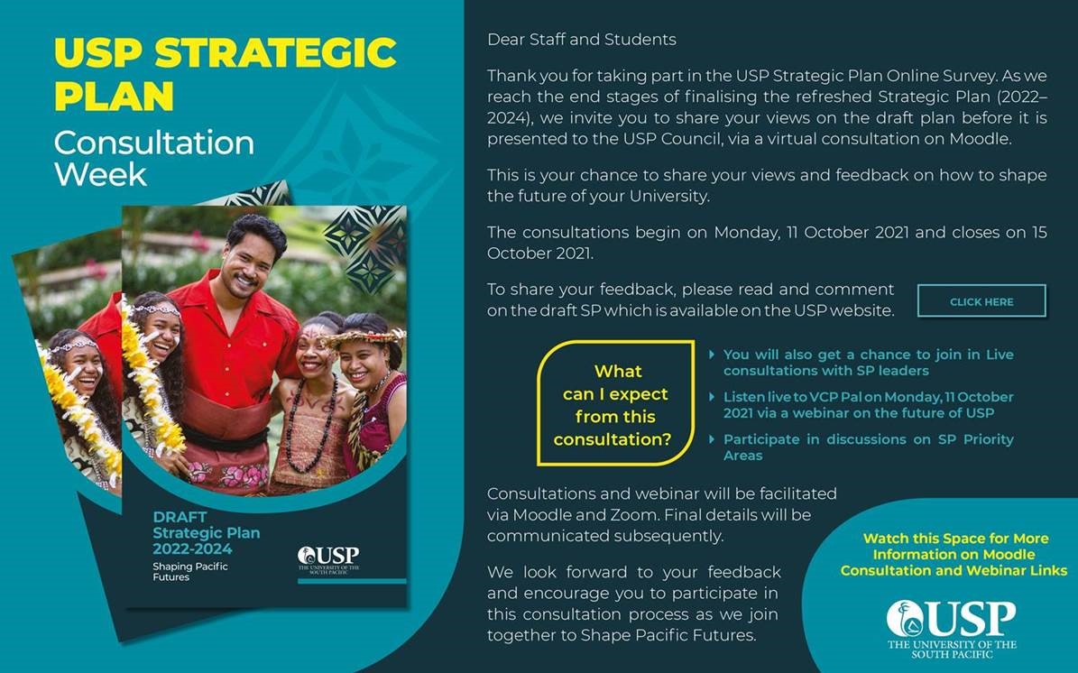 USP Strategic Plan Consultation